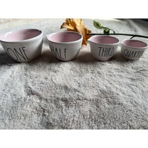 Rae Dunn Measuring Cups One Half Third Quarter